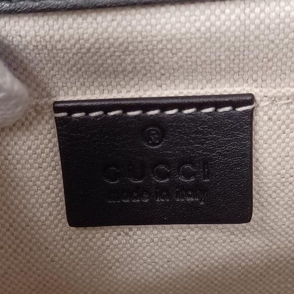 GUCCI Dionysus Bamboo Black Leather Satchel 770-092025 - Picture 15 of 16